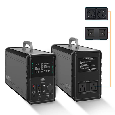 1075wh Usb φορητή παραγωγής ηλεκτρικού ρεύματος εξάρτηση γεννητριών σταθμών ηλιακή με την έξοδο 220v