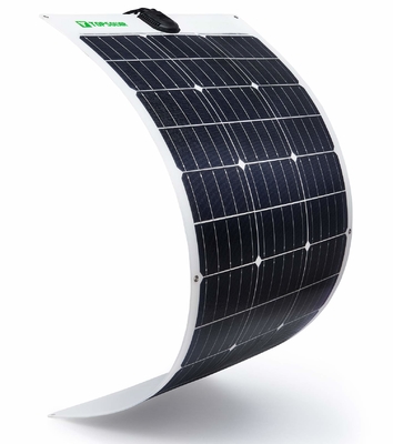 Εύκαμπτο λεπτό Monocrystalline ηλιακό πλαίσιο ηλιακών πλαισίων 12v 24V Bendable 100w