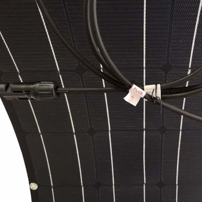 100 Watt στεγανοποιούν την εύκαμπτη Monocrystalline μονο ηλιακή ενότητα ηλιακού πλαισίου για το rv