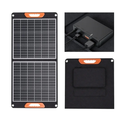 φορητά διπλώνοντας ηλιακά πλαίσια 200W 60W 100W 150W για την υπαίθρια στρατοπέδευση