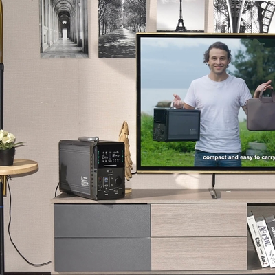 φορητός σταθμός ισχύος της μπαταρίας 1075Wh LiFePO4 για το στήριγμα έκτακτης ανάγκης υπαίθρια στρατοπέδευσης