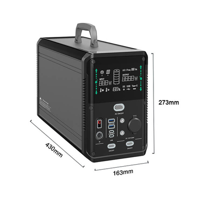 1000W 2000W ηλιακή τροφοδοτημένη μίνι γεννήτρια έκτακτης ανάγκης σταθμών παραγωγής ηλεκτρικού ρεύματος λι ιονική για υπαίθριο