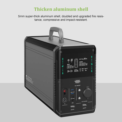 Φορητό πιστοποιητικό γεννητριών 1500w ROHS σταθμών παραγωγής ηλεκτρικού ρεύματος λίθιου CPAP